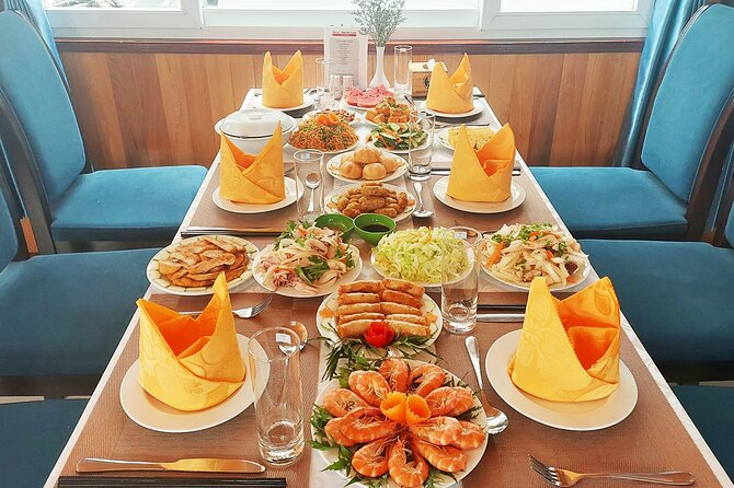 1 Day Tour to Halong Bay Cruise from 3 - 5 star Cruise & Transfer - Guide service, food, and group comfort