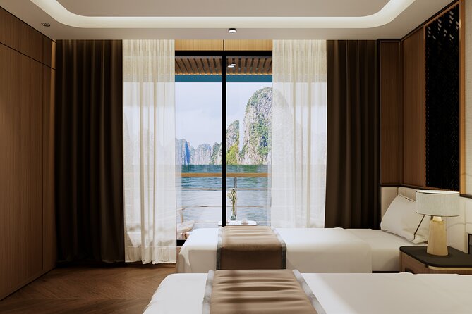 2 Day 1 Night Luxury Azura Cruise through Halong & Lan Ha Bay - Day one: limestone islands, lunch, and a slow afternoon
