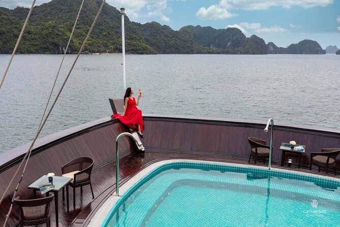 2 Days and 1 Night Halong Bay Luxury Genesis Regal Cruises - The Junior Room and the value of staying overnight