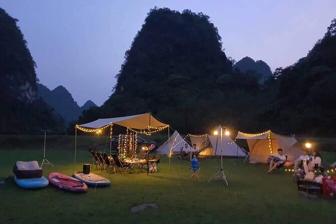 2 Days Camping Tour in Angel Eye Mountain and Ban Gioc Waterfall - Ban Gioc Waterfall and the Vietnam-China border