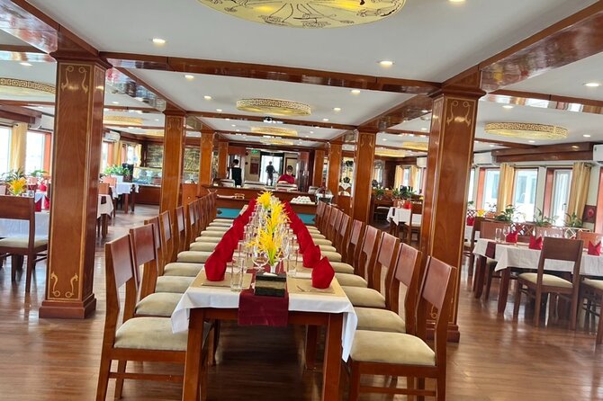 2D1N Ha Long Bay by Calypso Cruise, Caves, Meals, Transfer - Sunset, spring rolls, and an evening onboard