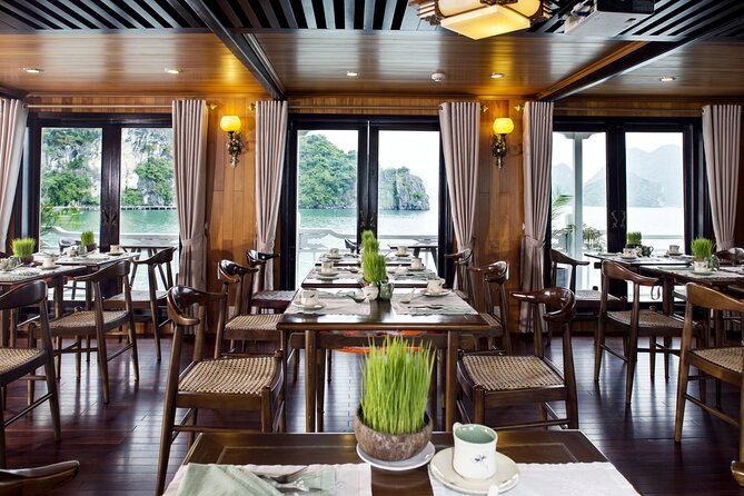 2D1N: Halong Bay 4-Star Cruise - Cave, Kayak, Swim, Meals - Sunset, cooking, and an evening on board