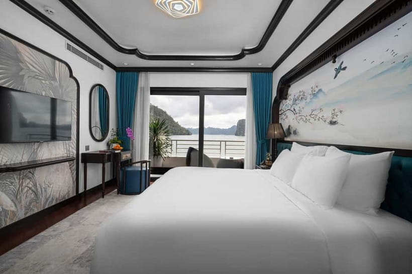 2D1N Halong Bay 6-Star Cruise: Fine Dining, Cave & Kayaking - 11:30 arrival at Tuan Chau Marina
