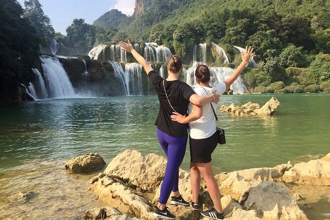 Adventure Tour to Ban Gioc Waterfall - Ba Be Lake 3 days 2 nights - Day 2: Ban Gioc Waterfall, Nguom Ngao Cave, and the road to Ba Be