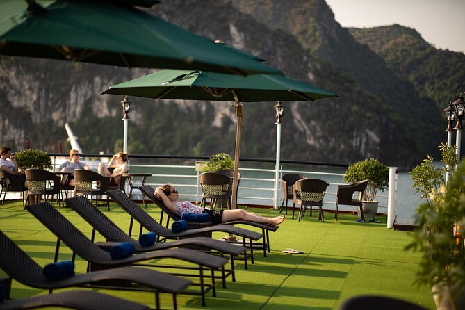 All-Inclusive 2 Day/1 Night Halong Luxury Cruise, Meals, Cave, Kayaking,Swimming - Sung Sot Cave and the climb worth making