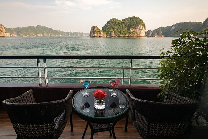 All-Inclusive 2 Day/1 Night Halong Luxury Cruise, Meals, Cave, Kayaking,Swimming - Day 2: Tai Chi, sunrise, and Thien Canh Son Cave