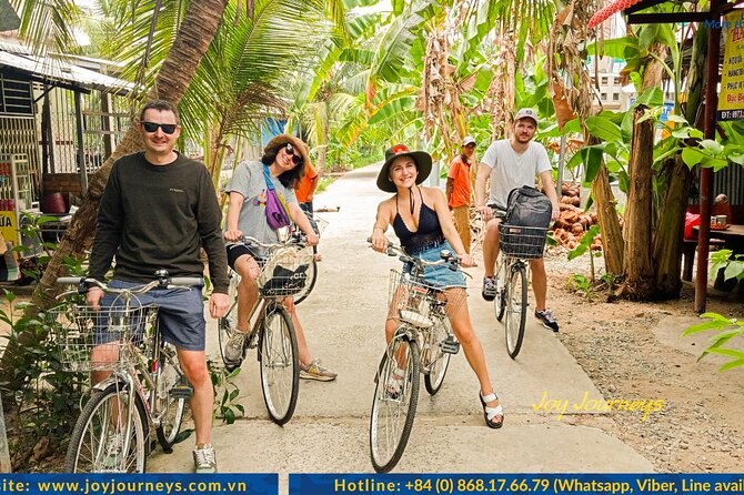 Authentic 'Less-Touristy' Mekong Delta Ben Tre 1-Day Tour - Cycling through villages and farm country