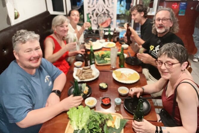 Authentic Vietnamese Cooking Class with Market Visit in HCMc - Eating the meal you prepared