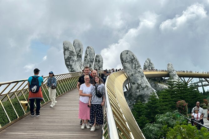 Ba Na Hills and Marble Mountains PrivateTour with Streetfood meal - Riding the long cable car to Ba Na Hills