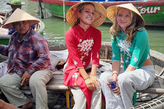 Basket Boat in Hoi An( visit water coconut forest,Crab fishing ) - Entering the Bay Mau nipa palm forest