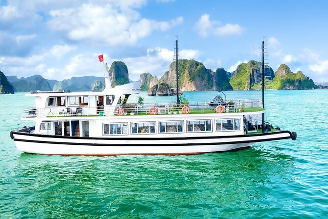 Best Price Halong 5 Star Day Cruise Buffet, Pool ,Sunset party - Luon Cave by kayak or bamboo boat