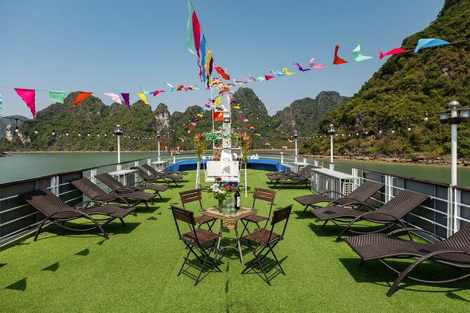 Best Price Halong Bay Full-Day Trip,Cave,Titop,Kayak By Transfer - Ti Top Island for swimming or a viewpoint