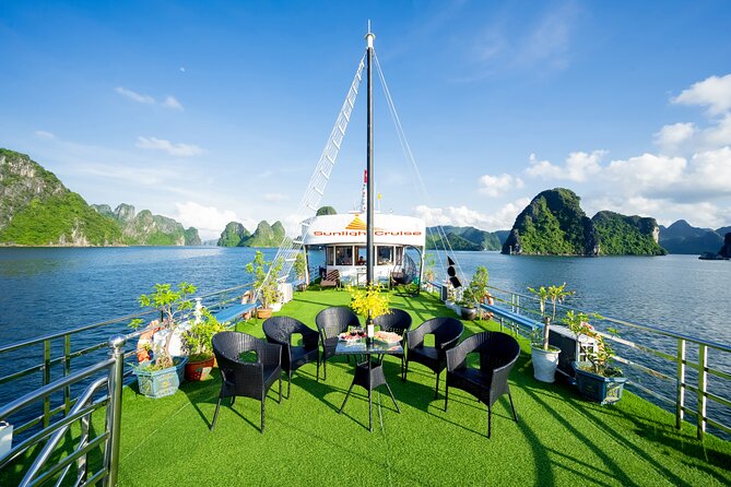 Best seller Halong Bay Day Cruise - Boarding at Tuan Chau and lunch among the rock formations