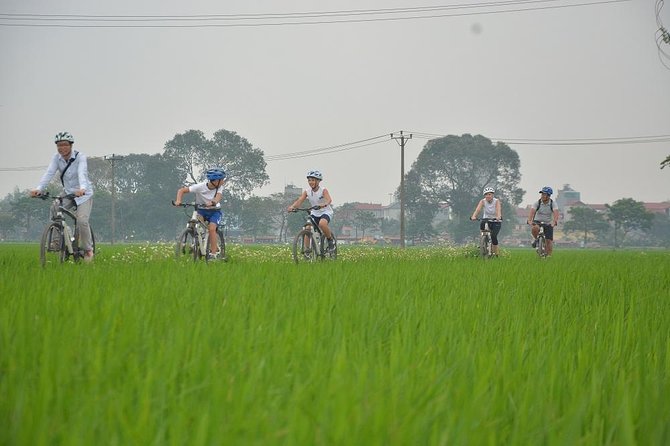 Bicycle Tours Hanoi: Full Day Bicycle Tour Hanoi Countryside - Crossing Long Bien Bridge above the Red River