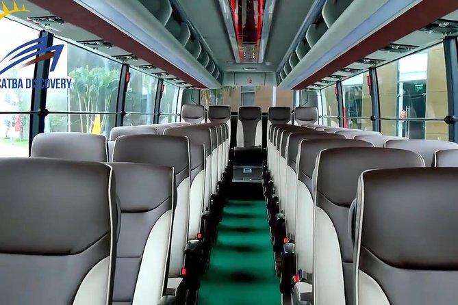 Bus Cat Ba to Hanoi - The onboard guide and simple comforts