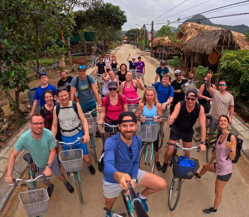 Cat Ba: Lan Ha, HaLong bay full day- biking, kayaking, lunch - Cave country, with one major program change