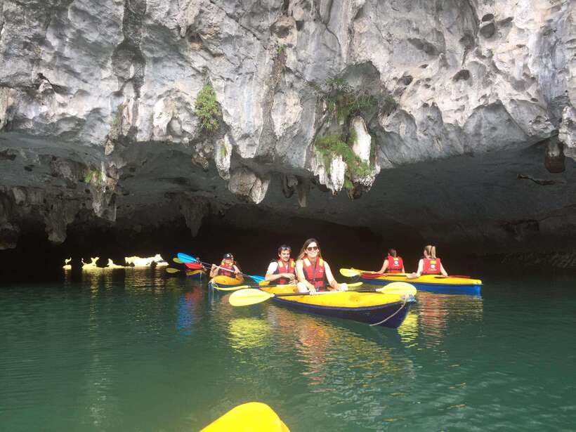 Cat Ba: Lan Ha, HaLong bay full day- biking, kayaking, lunch - Vietnamese lunch with a view