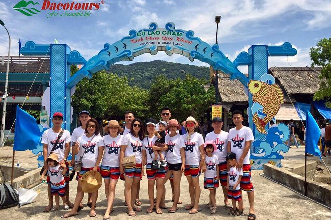 Cham Island Snorkeling Daily Group Tour, Sunbathing, nice beaches - A short stop among Non Nuoc’s stone carvers