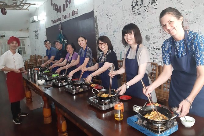 Chef Vu Cooking Class Plus Market Trip in Saigon Center (Pick up by Cyclo) - Lunch, egg coffee, and the payoff at noon