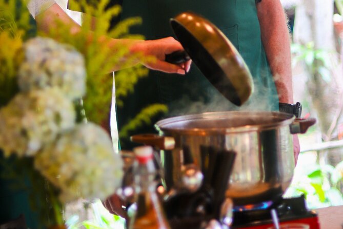 Cocolocal Farm Cooking Class with market tour and basket boat - Timing, pickup, and practical details