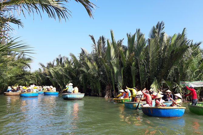 Coconut Basket Boat Trip - A Must - Do Experience in Hoi An! - Getting ready beside the nipa forest