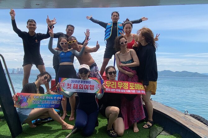 Coral Reef Snorkeling and Floating Bar Party from Nha Trang - The return ride and sunset pause