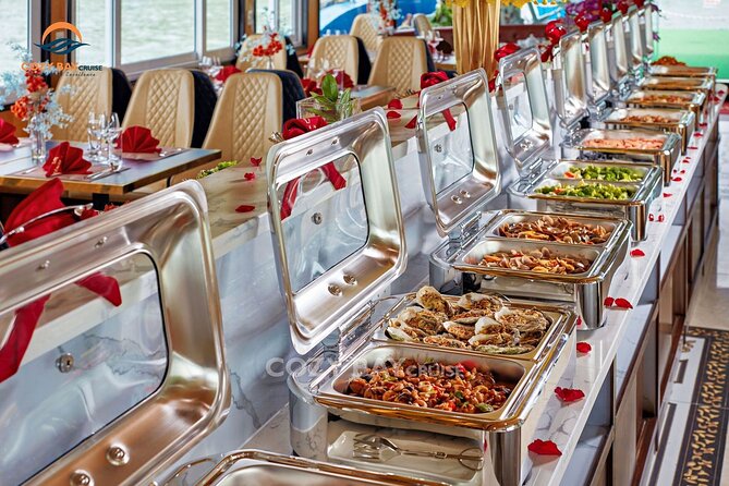 Cozy Bay Halong 5-Star Day Cruise, Buffet, Cave, Kayak, Swimming - Sung Sot Cave and its long stairway