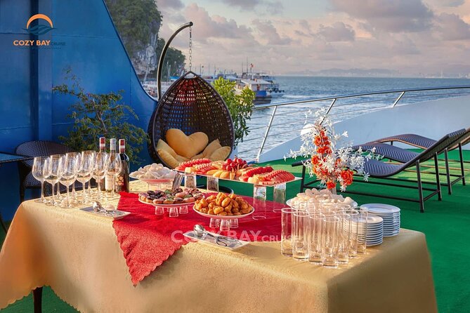 Cozy Bay Halong 5-Star Day Cruise, Buffet, Cave, Kayak, Swimming - Guides, group size, and the pace of the day