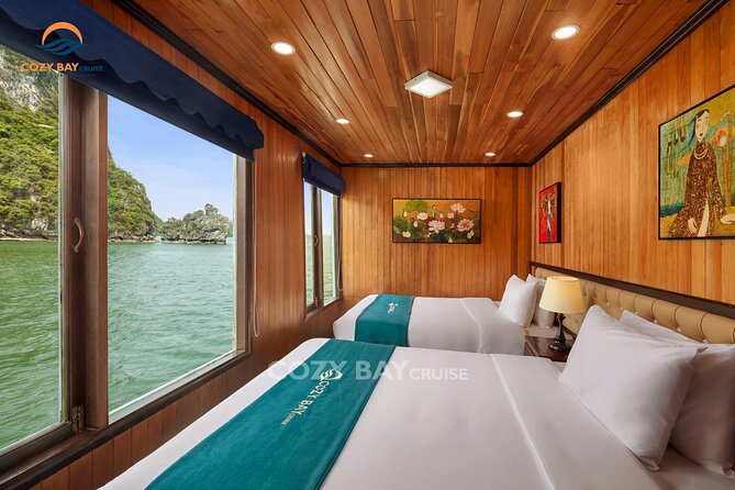 CozyBay Cruise-The Best Small Group 2D/1N inHalong-All inclusive - Sung Sot Cave and the first taste of Ha Long Bay