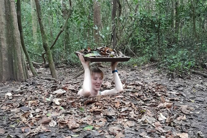 Crawl and Paddle Full day Cu Chi Tunnels and MeKong Delta - Entering the Ben Duoc Cu Chi Tunnels