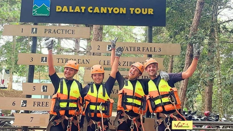 Dalat: Canyoning Extreme Adventure Vietnam - The 25-meter waterfall is the day’s real test