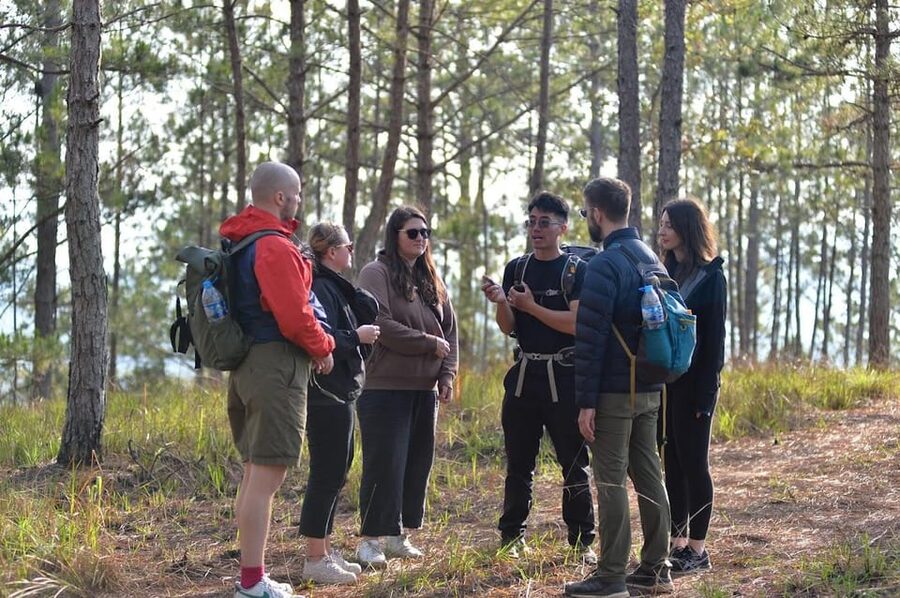 Dalat: Cloud Chasing packaged hike - Sunrise Pickup Included - Toast, coffee, and artichoke tea at the viewpoint