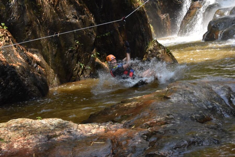 Dalat: Extreme Canyoning Adventure - Pickup and preparation at Datanla Waterfall