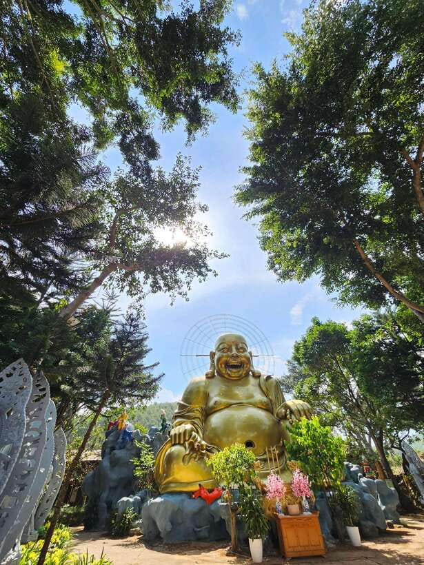 Dalat: Go Kart - Mongo Land - Countryside Small Group - Elephant Waterfalls from a scenic viewpoint