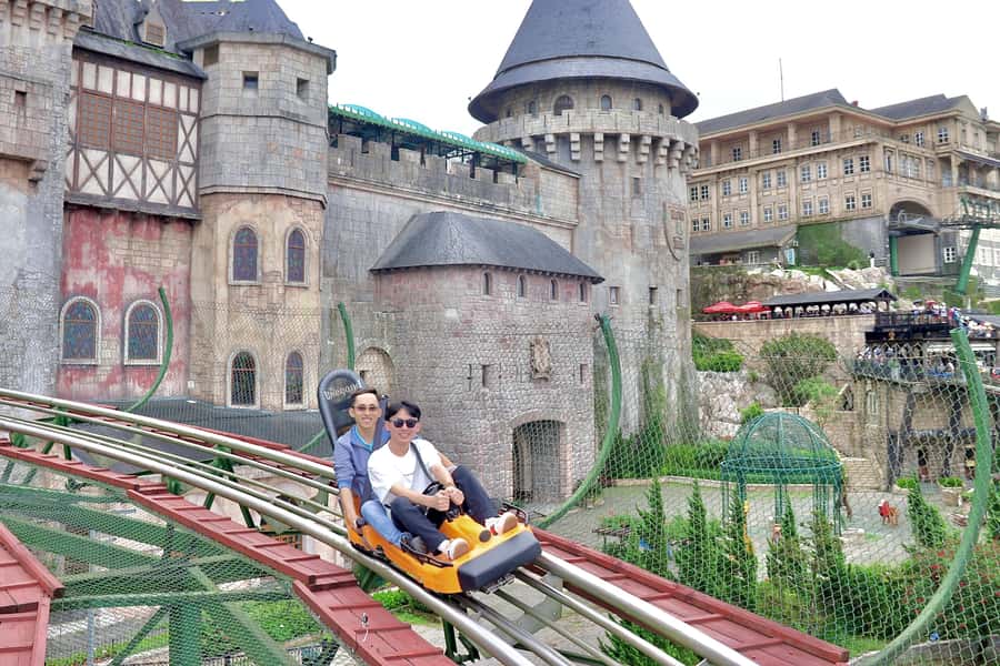 Danang: Golden Bridge by Private Car or Bus w hotel pickup - The ride up to Ba Na Hills