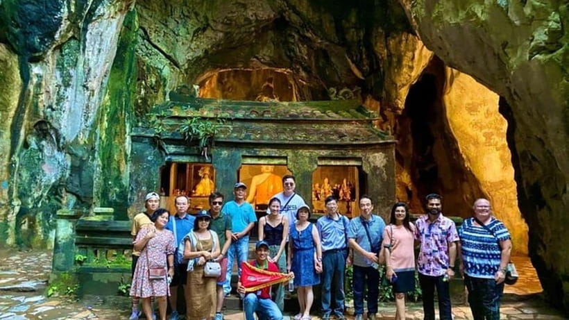 DaNang/HA: Lady Buddha, Marble Mountain & Am Phu Caves Tour - Marble Mountains, pagodas, and natural caverns
