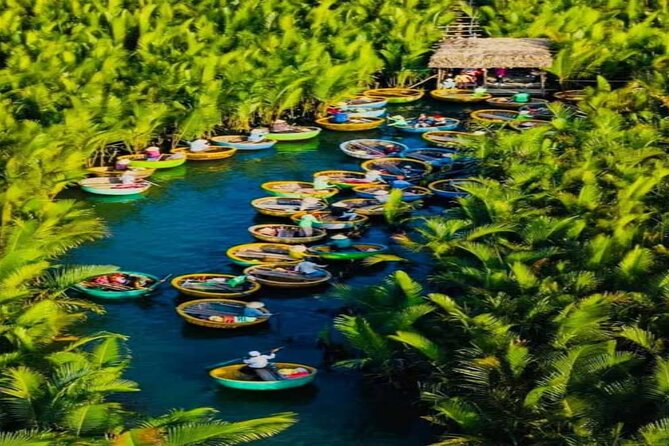 Discover Hoi An by Bamboo Basket and Lantern Boat - Bay Mau Coconut Forest and the fishing demonstration