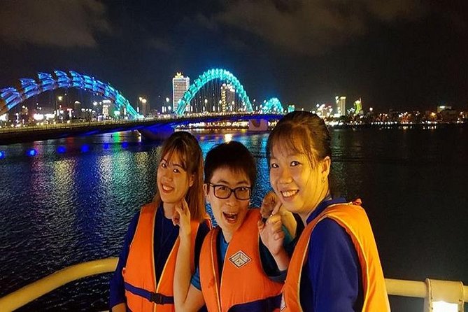 Dragon Cruise by Romantic Yatch: Tasty Beer/Flower/Cake & Dance - Finding the Pier on Bach Dang Street