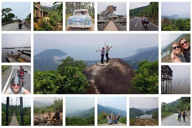 Easy Rider From Hue Da Nang Hoi An Via Hai Van Pass With Mister T - Lang Co Beach and the road toward the pass
