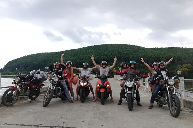 Easy Rider From Hue Da Nang Hoi An Via Hai Van Pass With Mister T - Thanh Toan Bridge and the first village roads