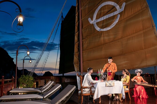 Emperor Cruises Experience 2 Days 1 Night in Halong Bay. - Food and service are central to the experience
