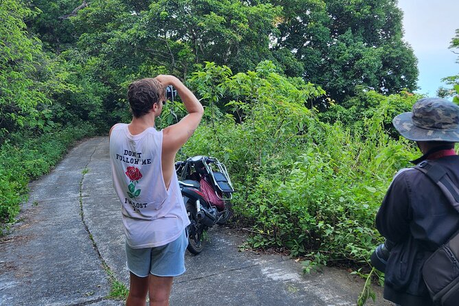 Endangered Monkeys Watching - Red Shanked Douc Langurs - Meeting wildlife photographers on Monkey Mountain