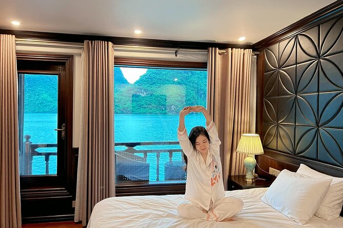 Erina Cruise Lan Ha Bay Halong Bay 3 days 2 nights depart from Hanoi Old Quarter - Cabins, meals, and onboard service