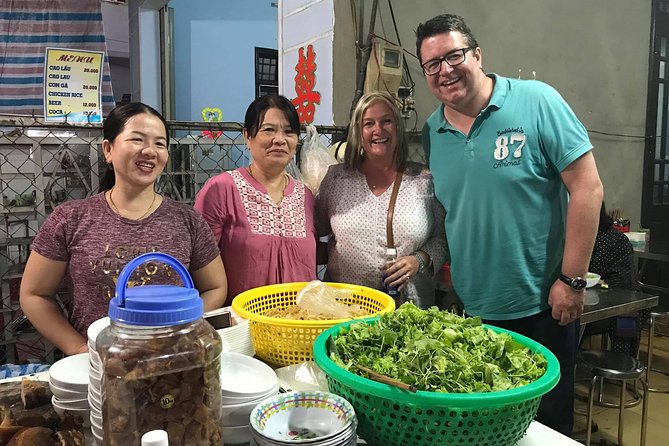 Evening Walking Food Tour, folk game and lantern boat - A four-course local dinner, not just small tastings