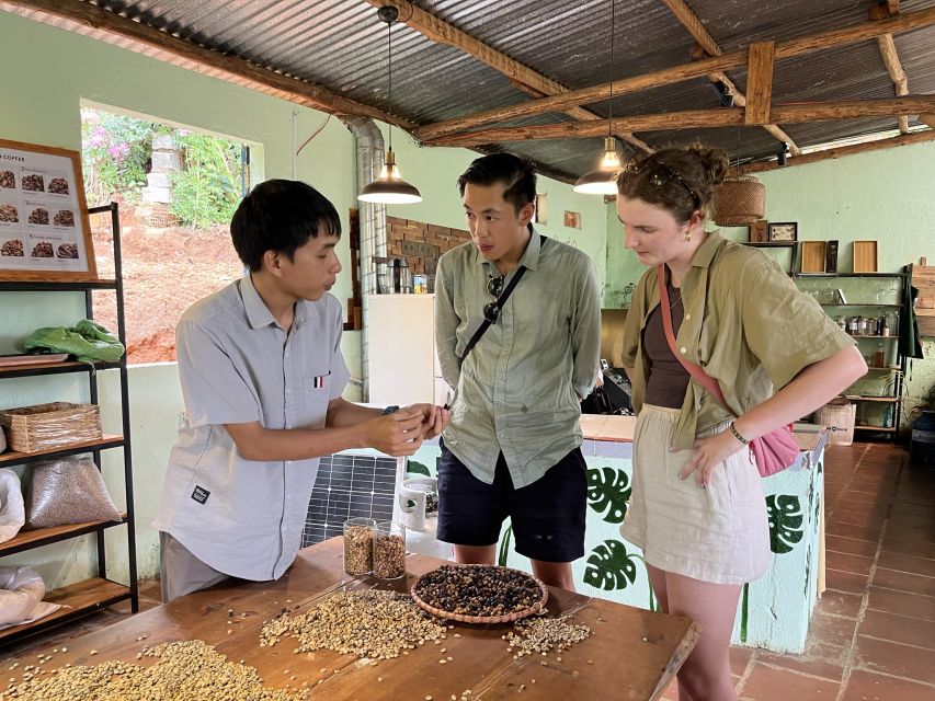 Experience specialty coffee with sustainable coffee farmers - Roasting green beans by hand