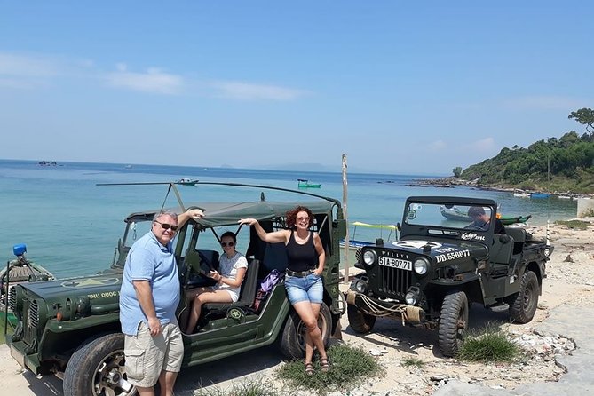 Explore the north of Phu Quoc island by private US Army Jeeps - Starfish Beach is beautiful, but timing matters