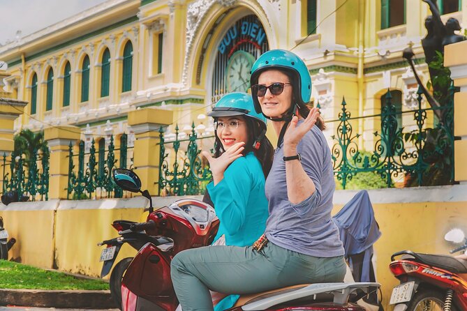 Female Rider | Street Food & Sightseeing By Motorbike - Ho Thi Ky Flower Market after the food stops