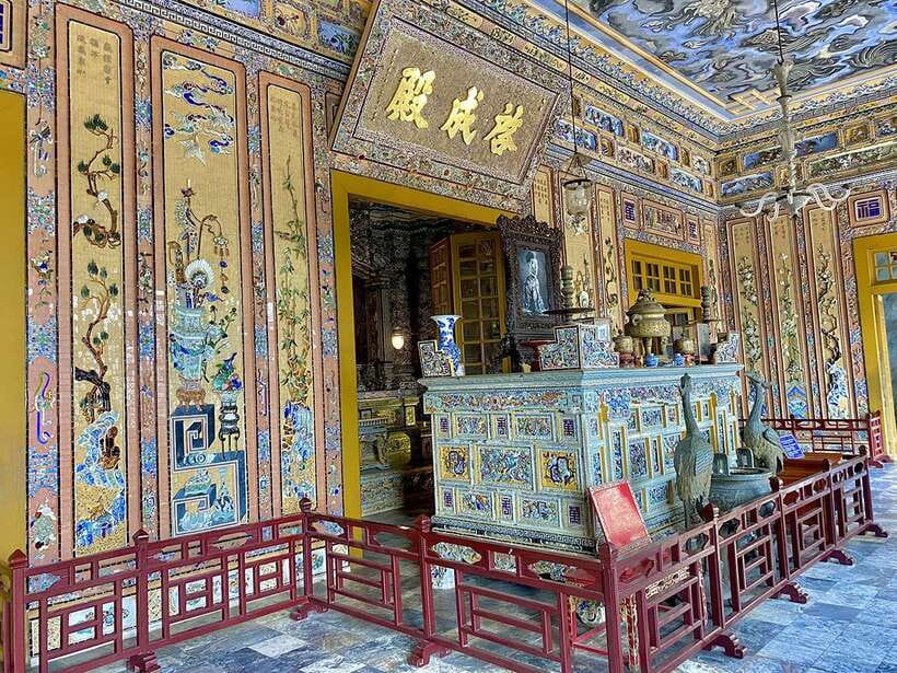 From Da Nang/Hoian/Hue: Hue Imperial City Full-Day Tour - Khai Dinh Tomb and its theatrical design