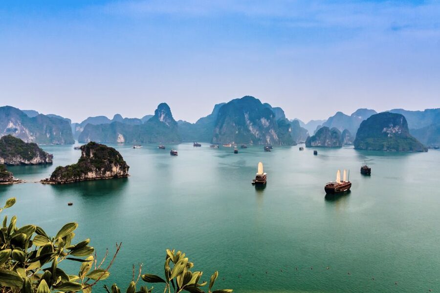 From Hanoi: 1 -Day Halong Bay Cruise With Big & Small Groups - Titov Island: beach, stairs, and the best view