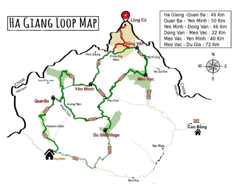From Hanoi: Ha Giang Loop 3-Night 3-Day with Easy Rider - Day 3: Du Gia Waterfall and Lung Tam village